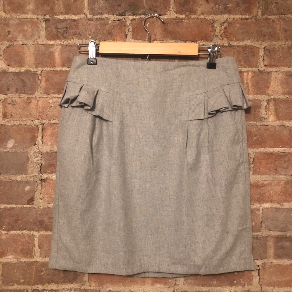 French Connection Skirt with Ruffle Sides